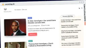 Publish Guest Post on coxverlag.de