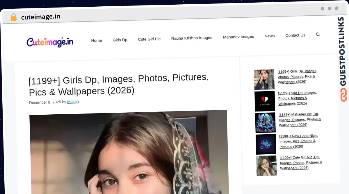 Publish Guest Post on cuteimage.in