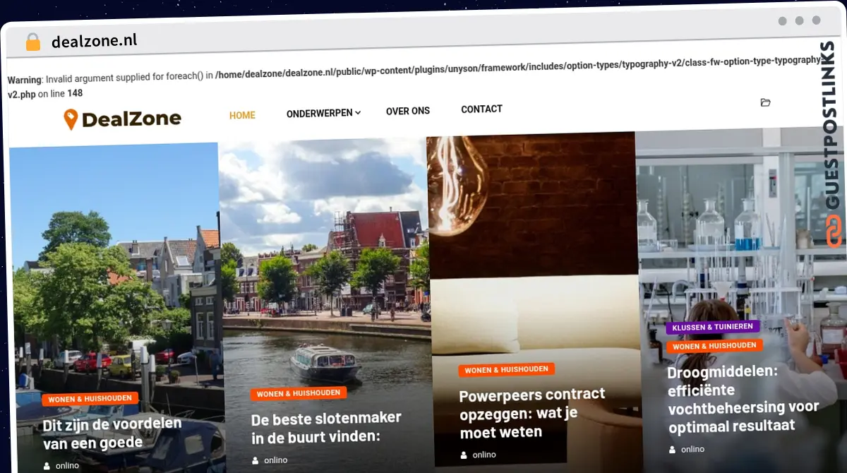 Publish Guest Post on dealzone.nl