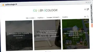 Publish Guest Post on defiecologie.fr