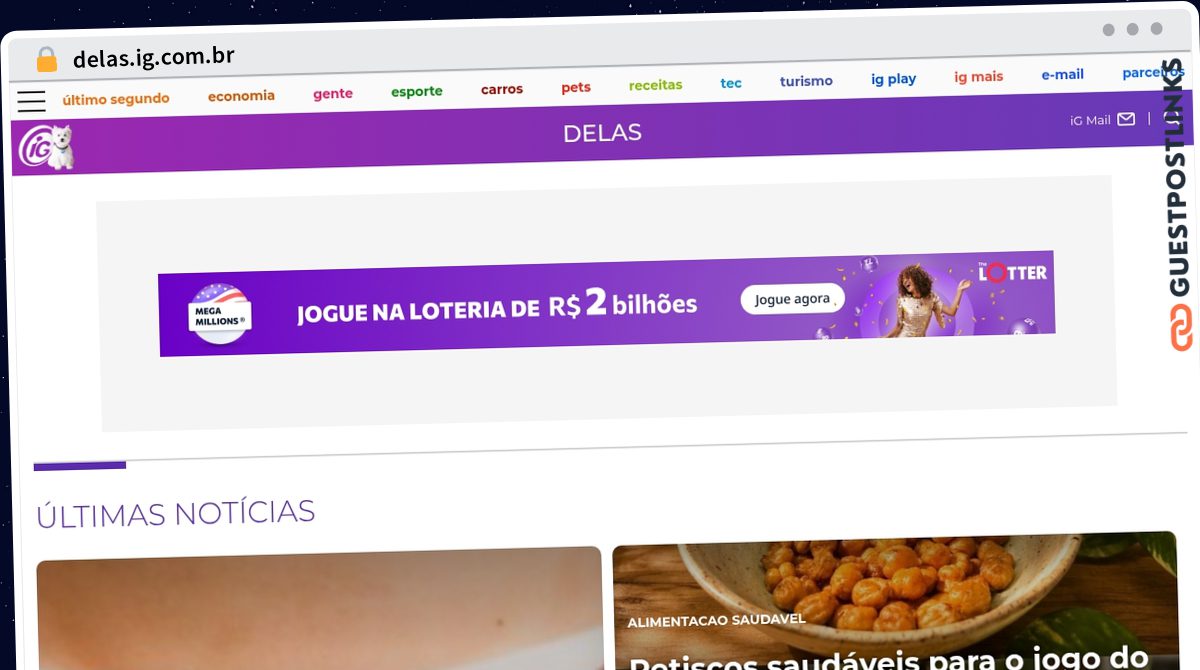 Publish Guest Post on delas.ig.com.br
