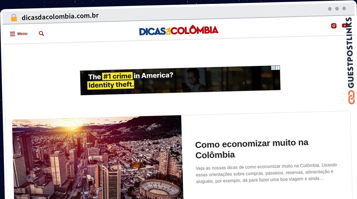 Publish Guest Post on dicasdacolombia.com.br