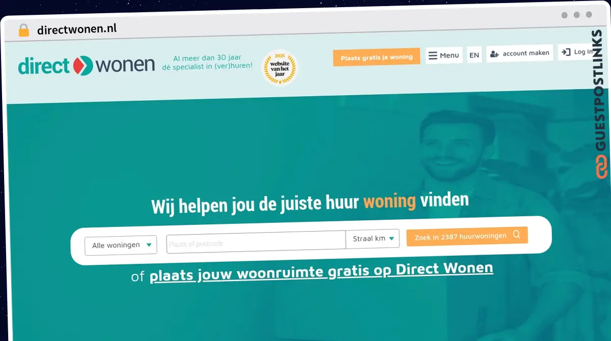 Publish Guest Post on directwonen.nl