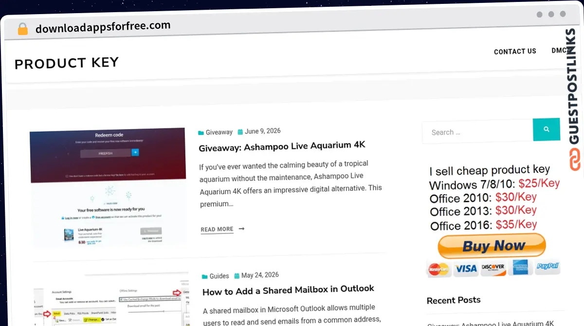 Publish Guest Post on downloadappsforfree.com