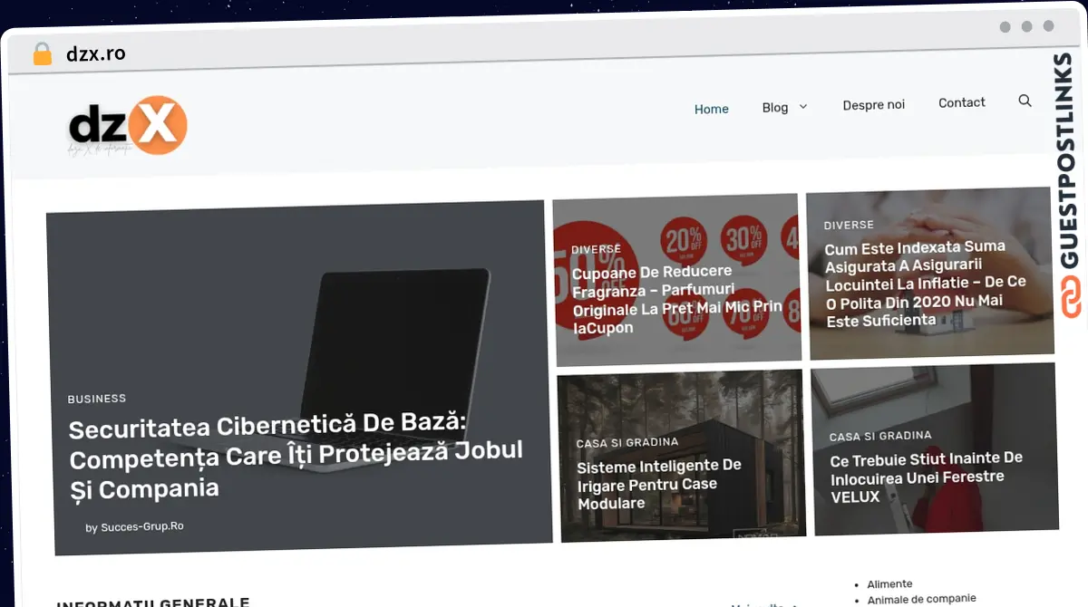Publish Guest Post on dzx.ro