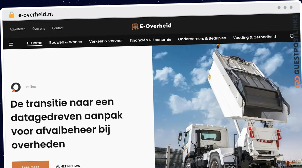 Publish Guest Post on e-overheid.nl