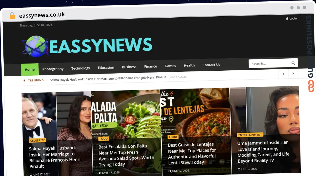 Publish Guest Post on eassynews.co.uk