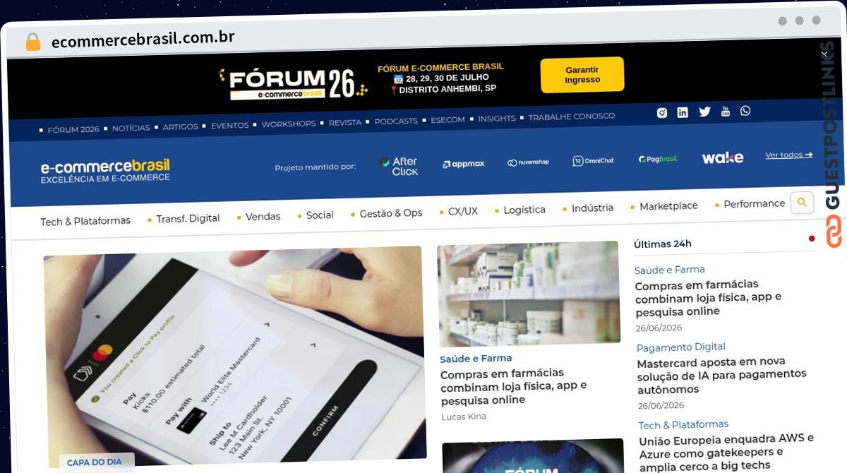 Publish Guest Post on ecommercebrasil.com.br