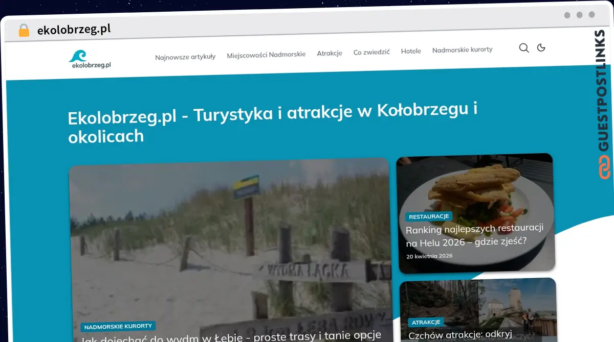 Publish Guest Post on ekolobrzeg.pl
