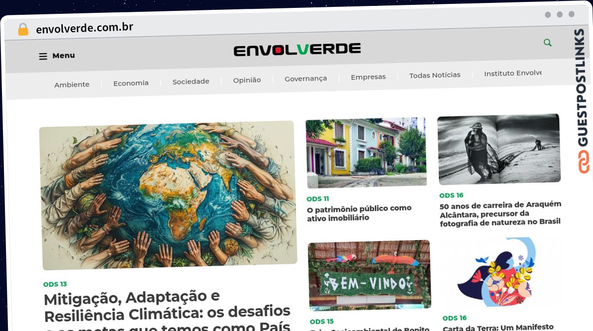 Publish Guest Post on envolverde.com.br