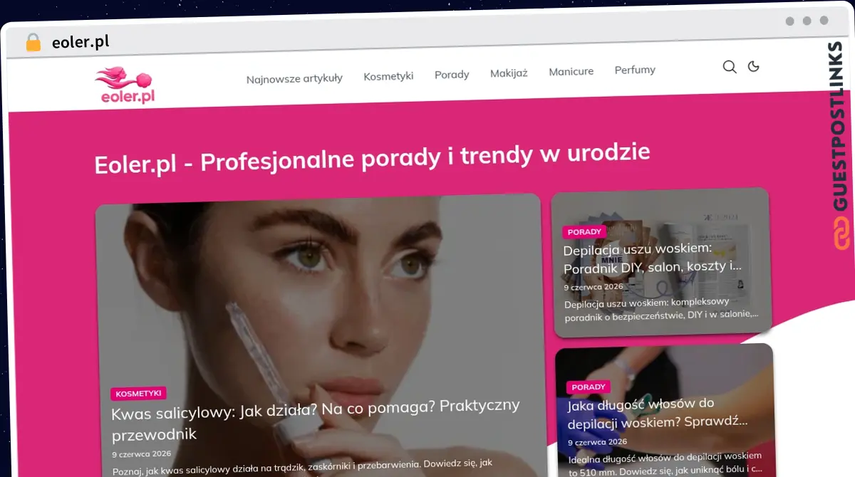 Publish Guest Post on eoler.pl