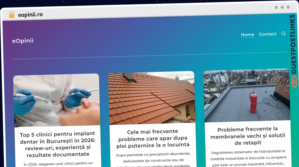 Publish Guest Post on eopinii.ro