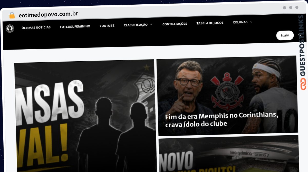 Publish Guest Post on eotimedopovo.com.br
