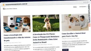 Publish Guest Post on euamomeusanimais.com.br