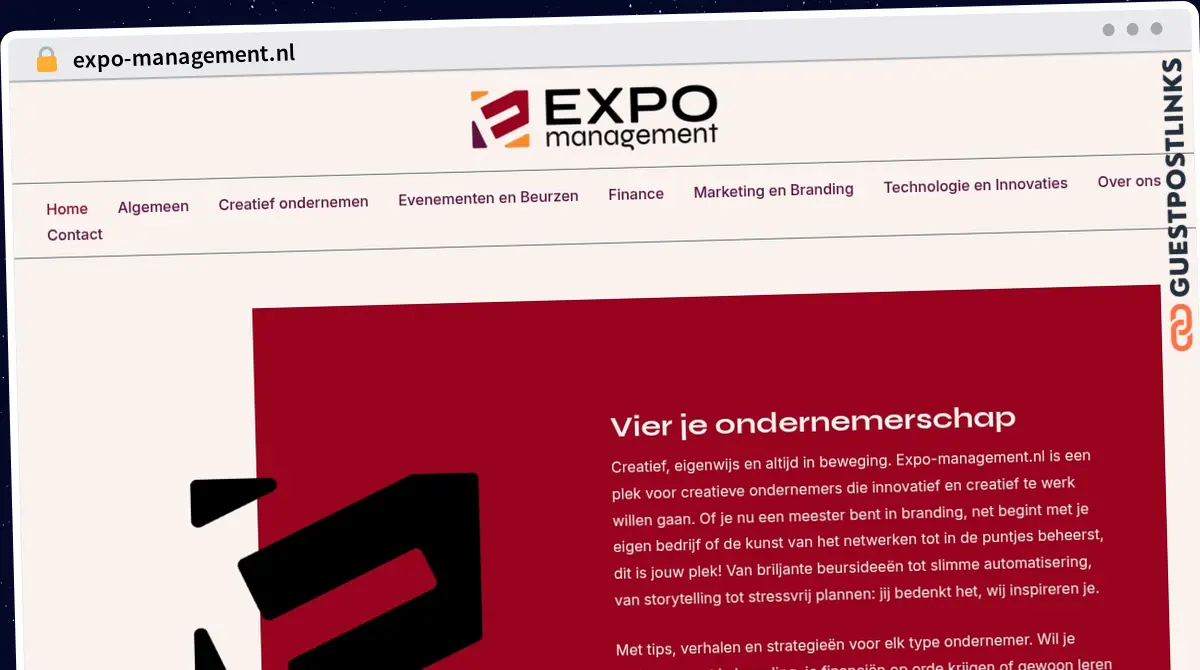 Publish Guest Post on expo-management.nl