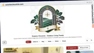 Publish Guest Post on exteriorchronicle.com