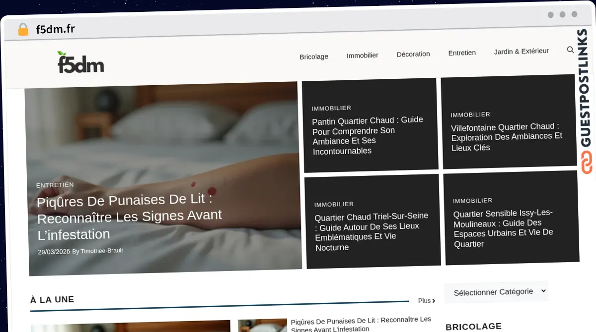 Publish Guest Post on f5dm.fr
