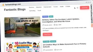Publish Guest Post on fantasticblogs.com