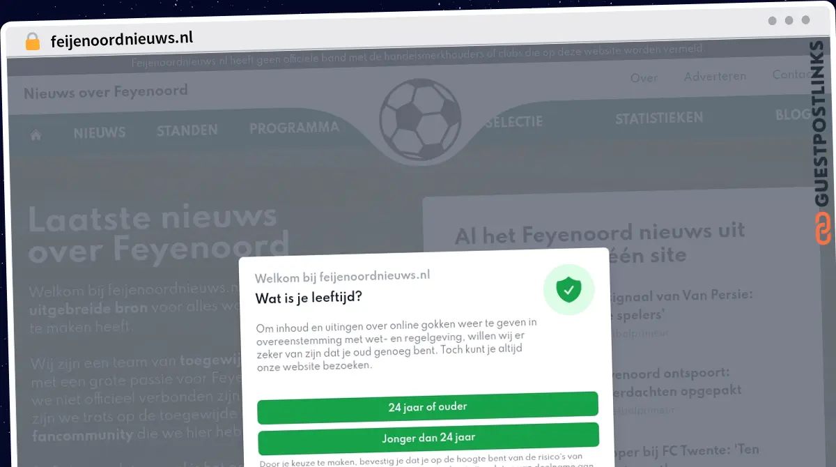 Publish Guest Post on feijenoordnieuws.nl