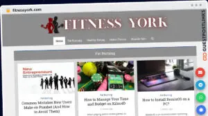 Publish Guest Post on fitnessyork.com