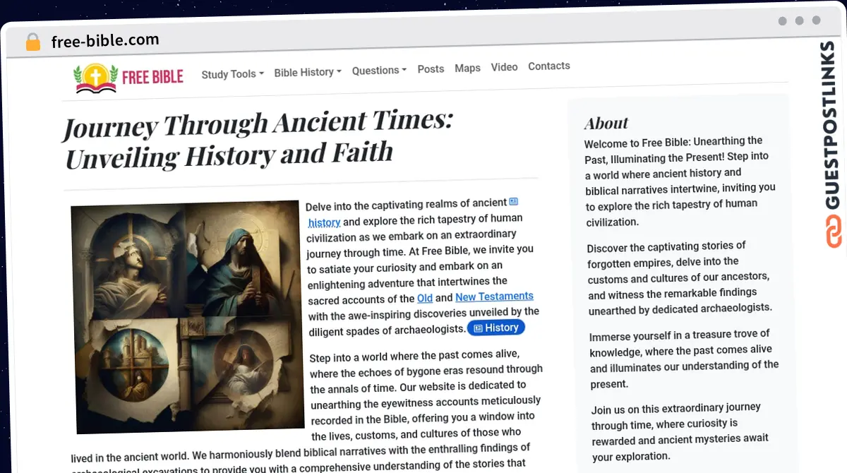 Publish Guest Post on free-bible.com