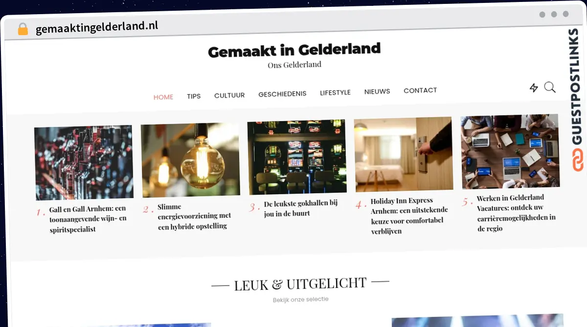 Publish Guest Post on gemaaktingelderland.nl