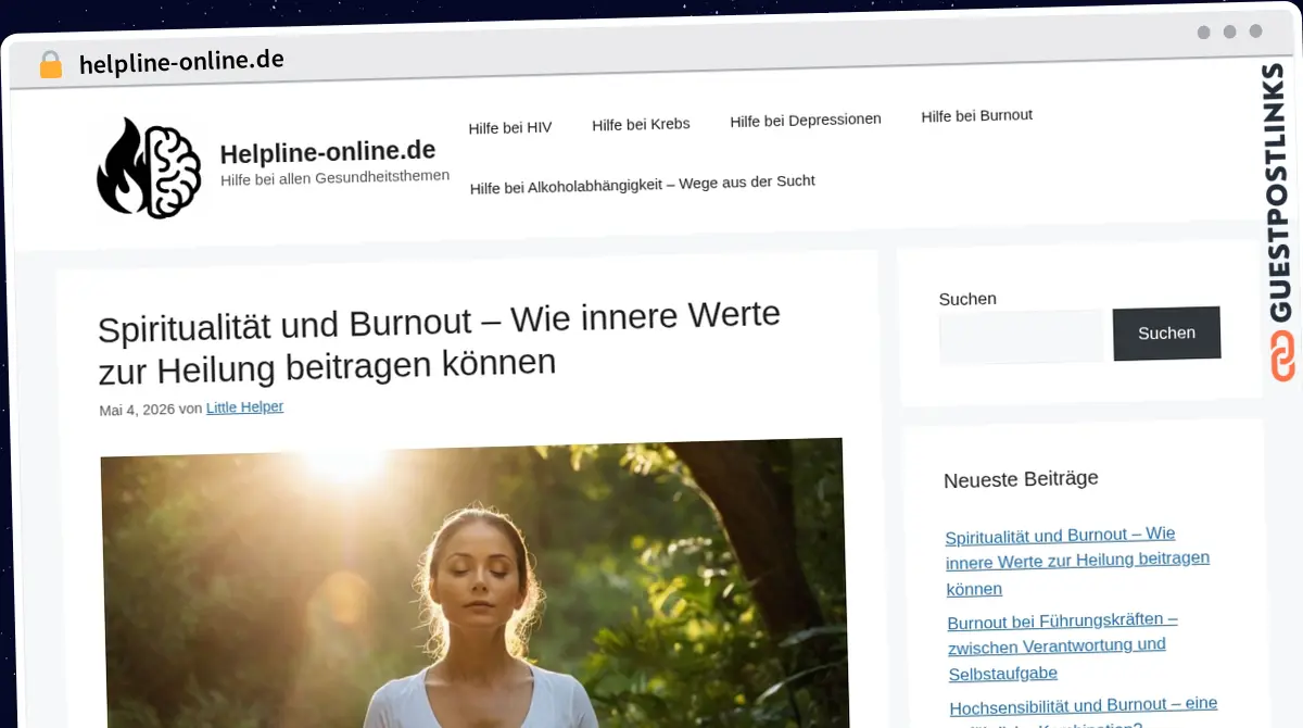 Publish Guest Post on helpline-online.de