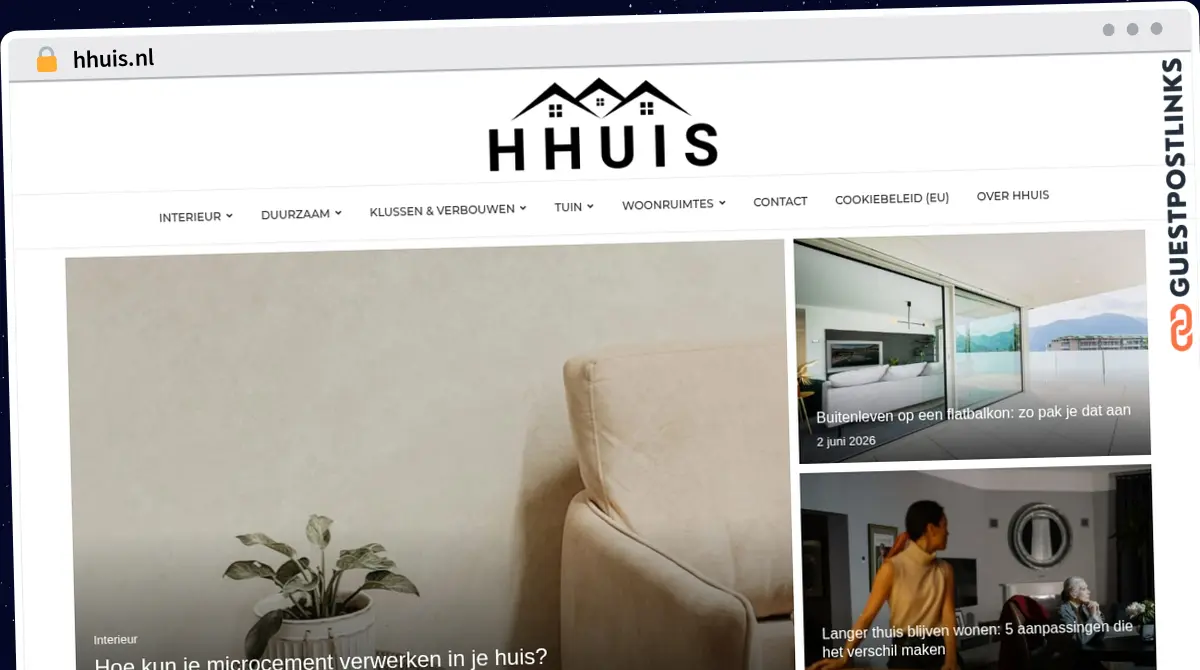 Publish Guest Post on hhuis.nl