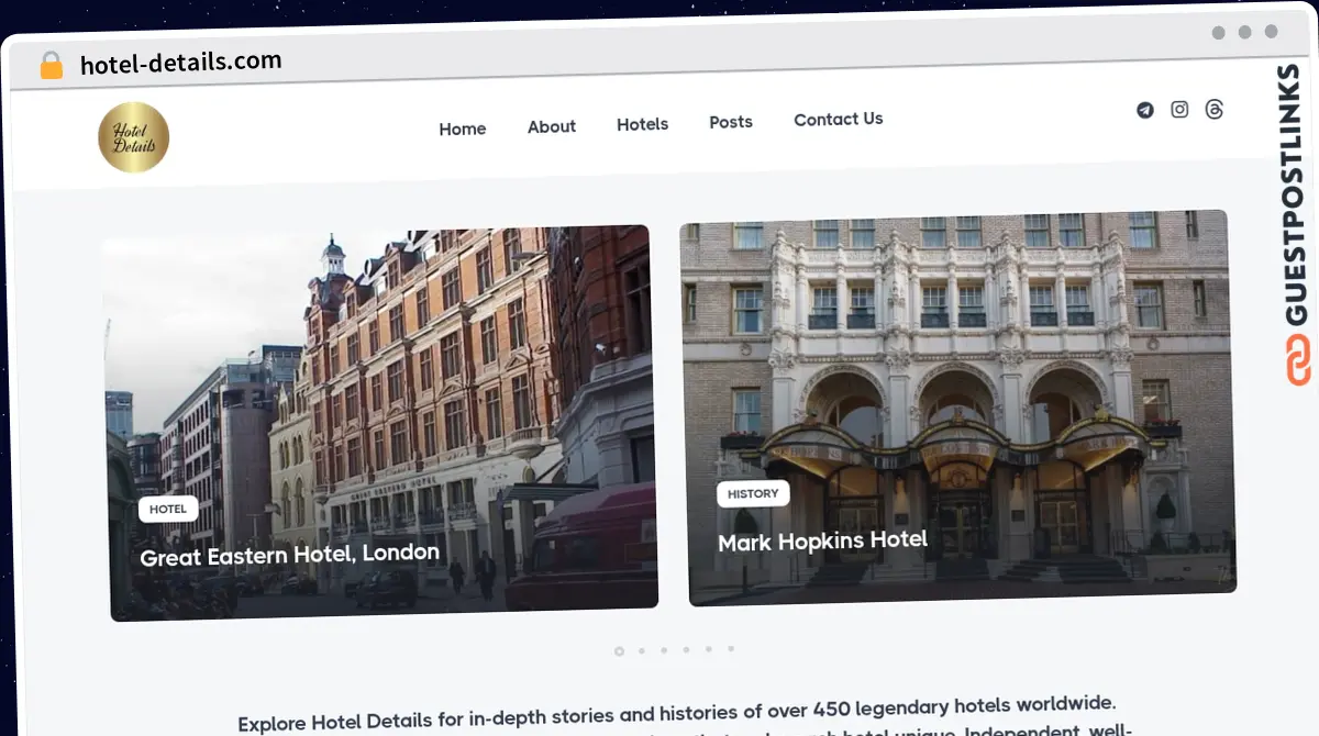 Publish Guest Post on hotel-details.com