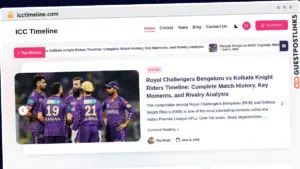 Publish Guest Post on icctimeline.com