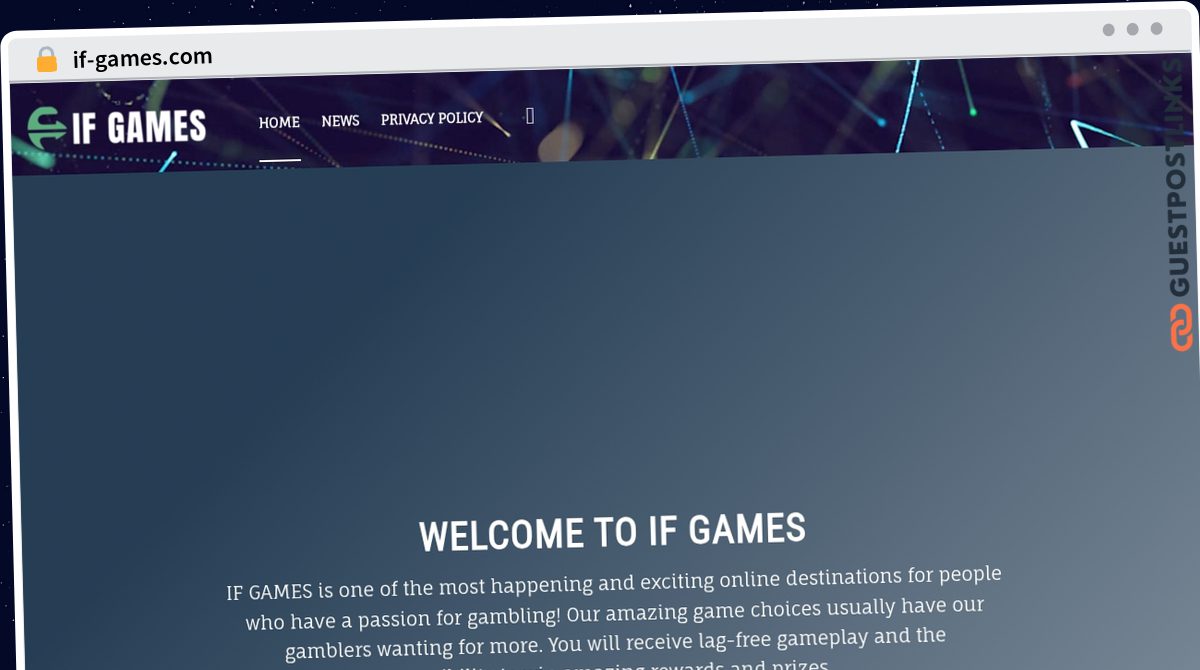 Publish Guest Post on if-games.com