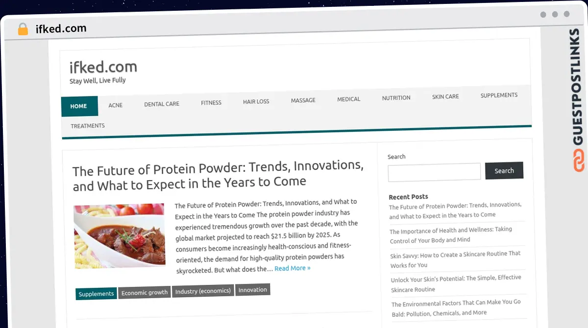 Publish Guest Post on ifked.com