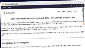 Publish Guest Post on igattitudebio.com