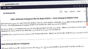 Publish Guest Post on igattitudebio.com