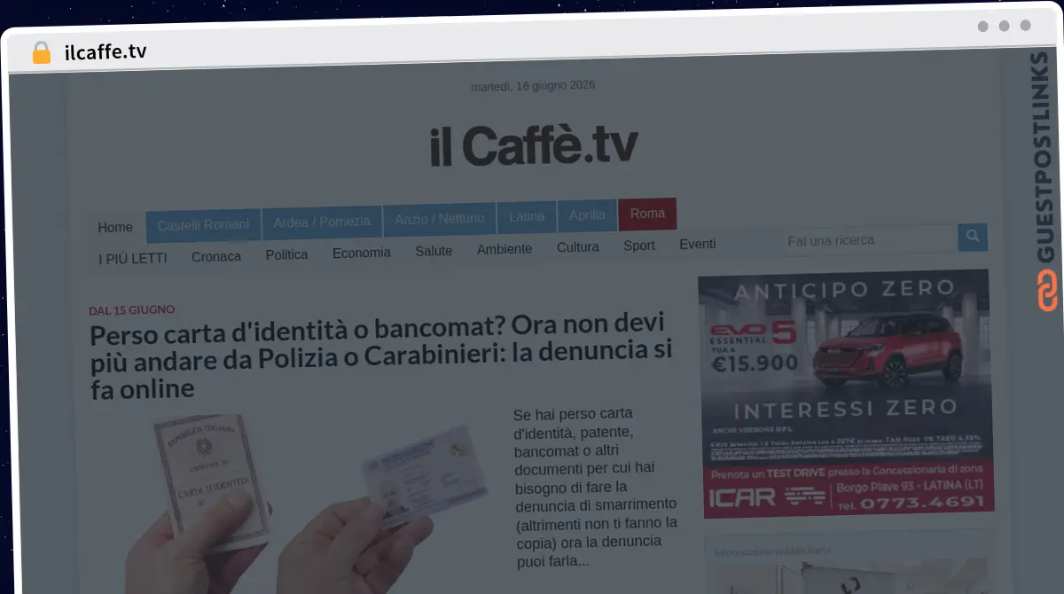 Publish Guest Post on ilcaffe.tv