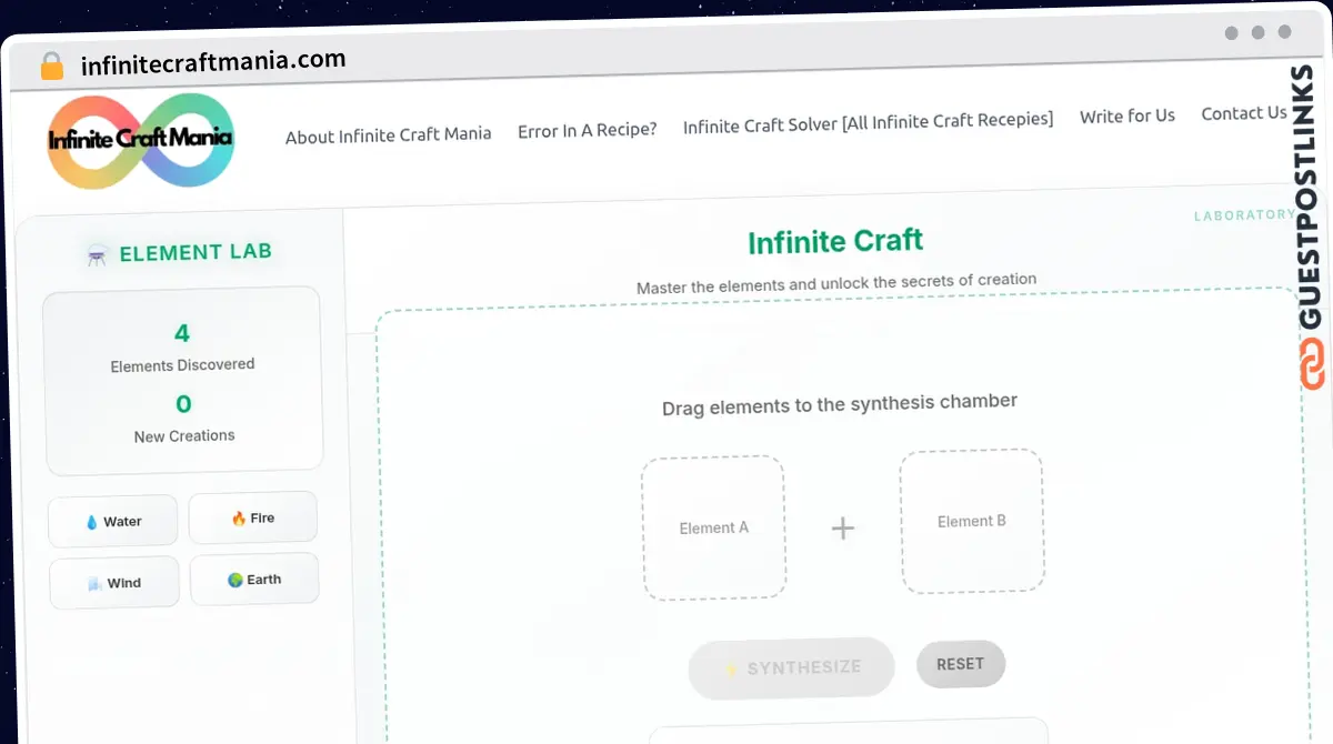 Publish Guest Post on infinitecraftmania.com