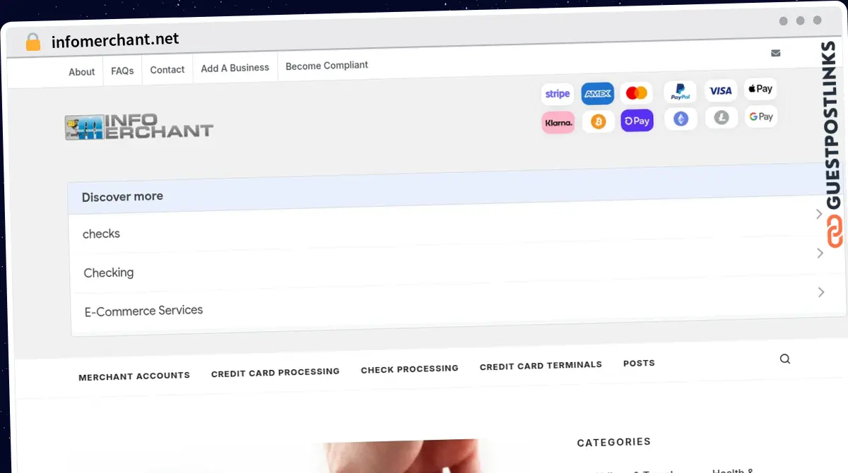Publish Guest Post on infomerchant.net
