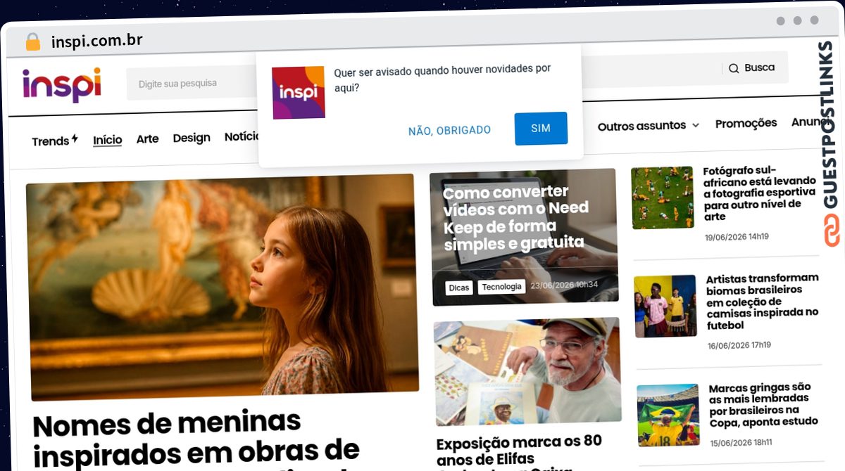 Publish Guest Post on inspi.com.br