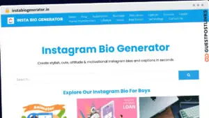Publish Guest Post on instabiogenerator.in