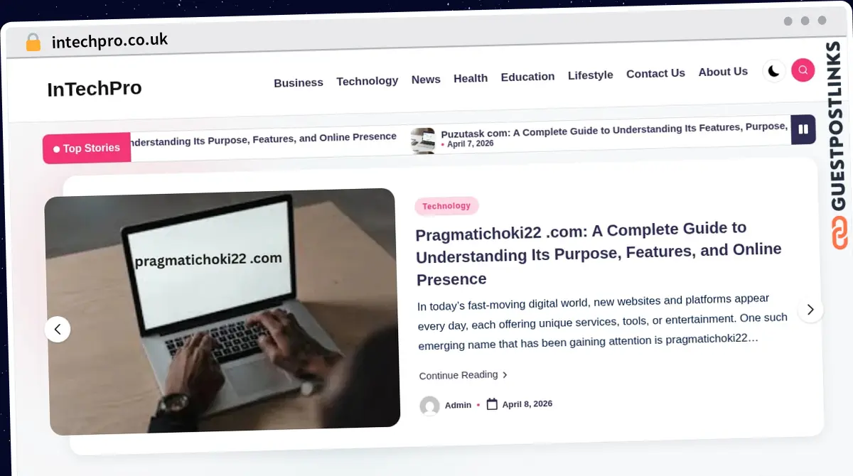 Publish Guest Post on intechpro.co.uk