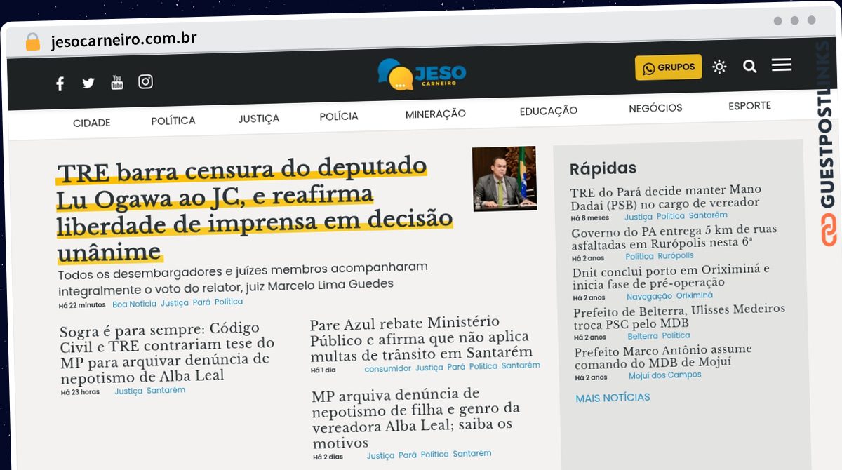Publish Guest Post on jesocarneiro.com.br