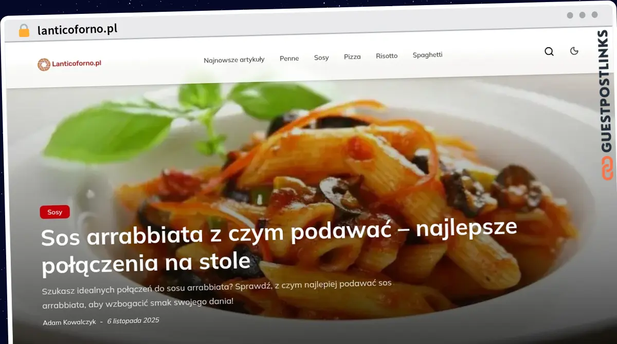 Publish Guest Post on lanticoforno.pl