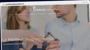 Publish Guest Post on laveilledelimmobilier.fr