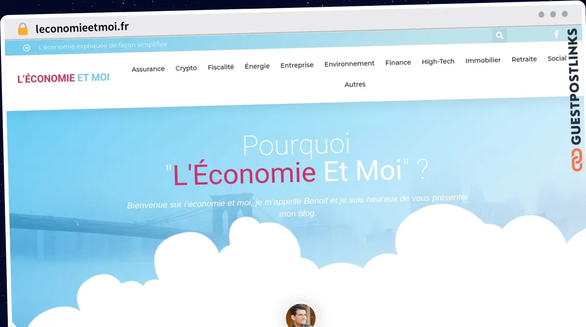 Publish Guest Post on leconomieetmoi.fr