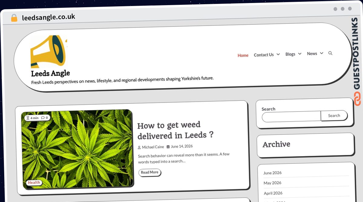 Publish Guest Post on leedsangle.co.uk