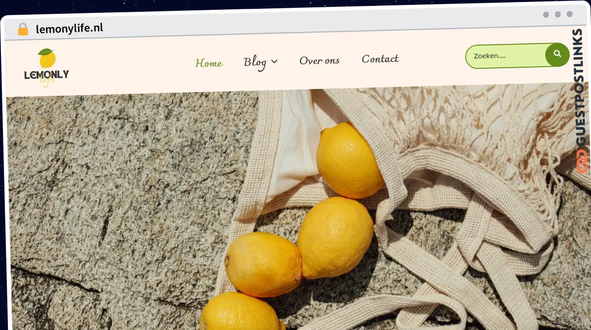 Publish Guest Post on lemonylife.nl