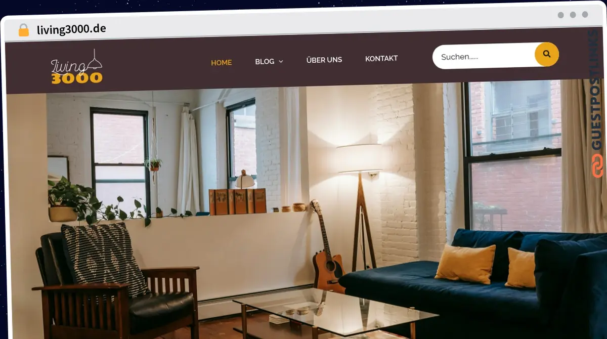 Publish Guest Post on living3000.de