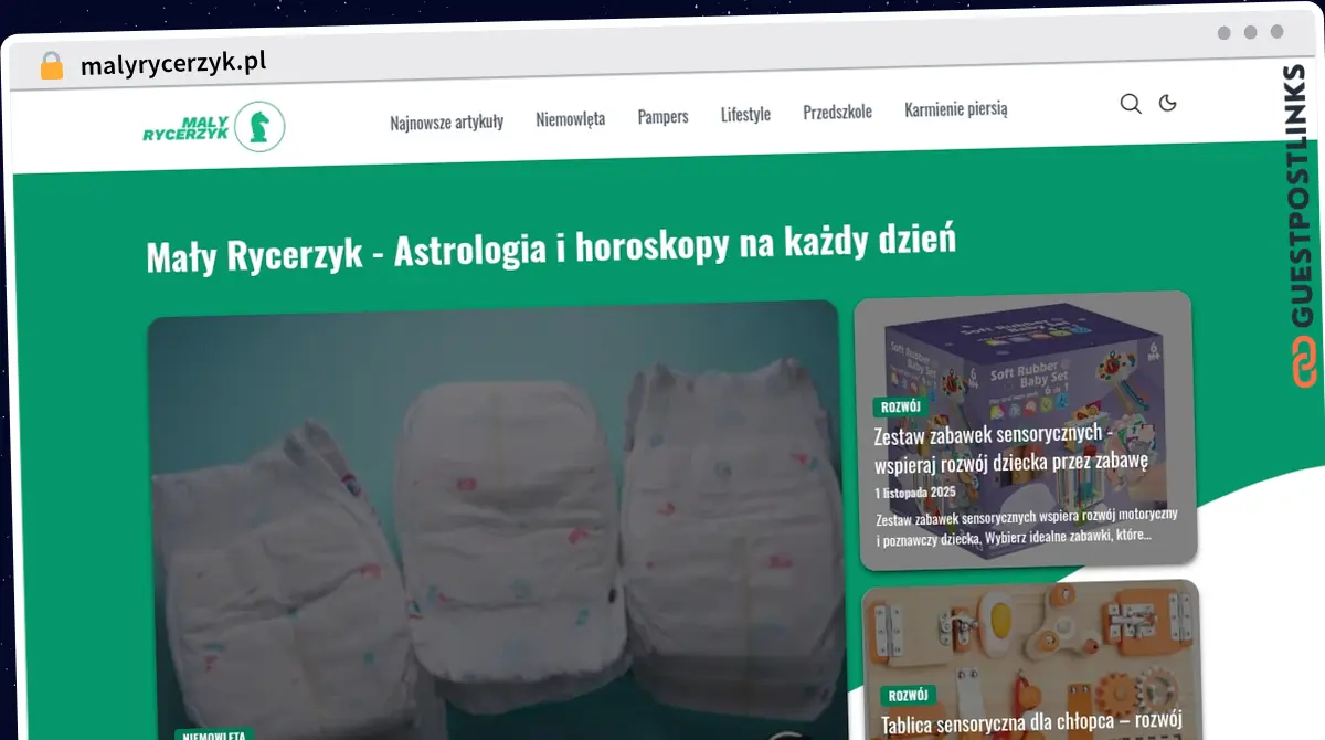 Publish Guest Post on malyrycerzyk.pl