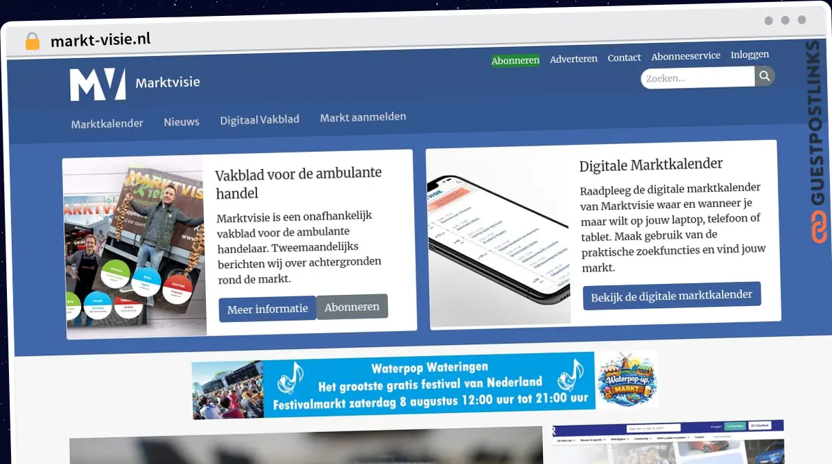 Publish Guest Post on markt-visie.nl