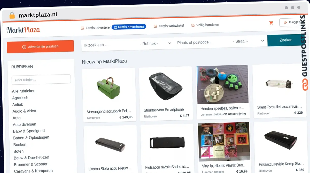 Publish Guest Post on marktplaza.nl